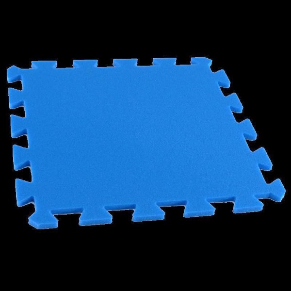 Bodenmatte Puzzlematten Einzelteile - 8 mm - blau