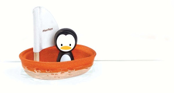 PlanToys Segelboot Pinguin